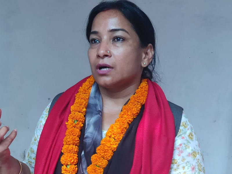 भरतपुरमा एमालेको अग्रता कायमै, १५० मत गन्दा १५ मतले पछि परिन् रेणु 